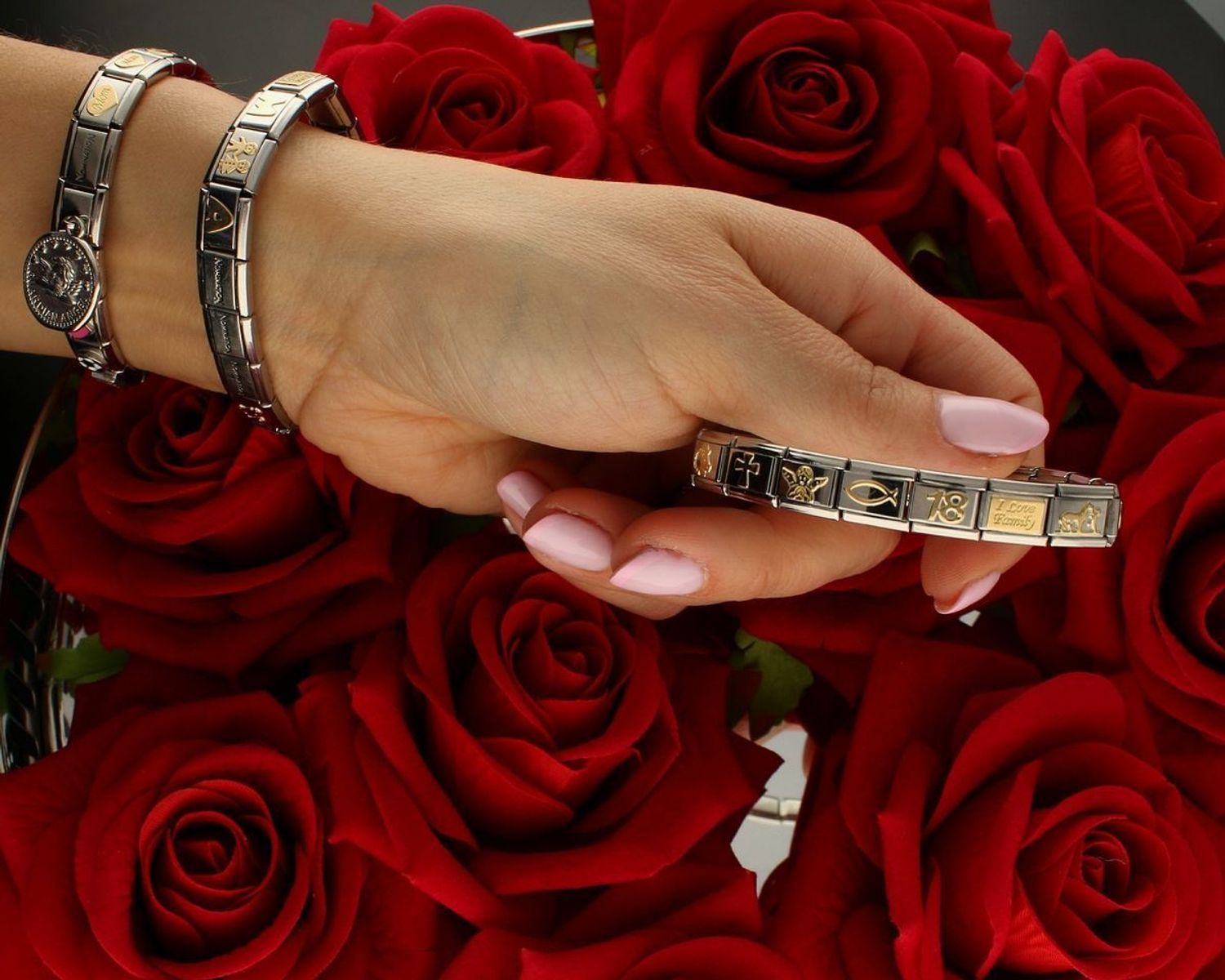 Nomination - Link 18K zawieszka złoto '18' 030109 34 biżuteria nomination nomination zawieszki nomination baza.jpg